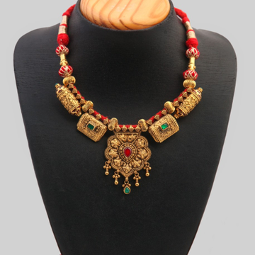 Gold Antique Necklace set by 