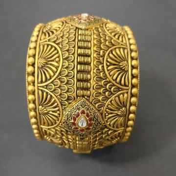916 Gold Antique Traditional Kada For Bridal BJ-B0... by 